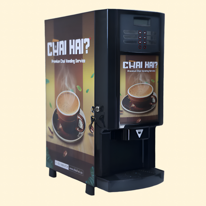 instant tea machine by Chai Hai with multi flavour options for home or office use